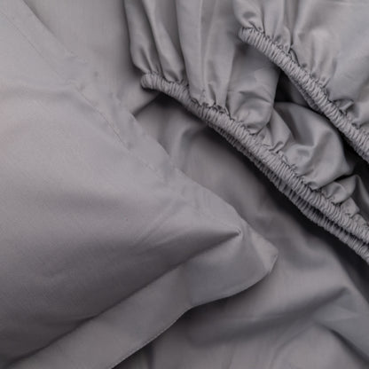 CLOUD GREY cotton bedsheets