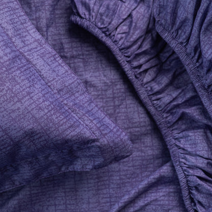 MINIMAL LILAC cotton bedsheet