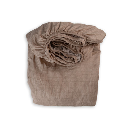 MINIMAL BEIGE cotton bedsheet