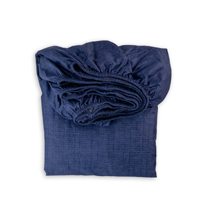 MINIMAL BLUE cotton bedsheet