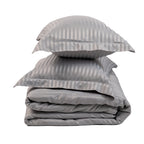 SILVER stripe duvet cover