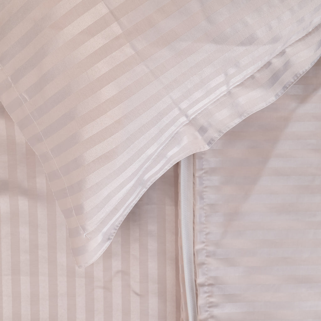 CHAMPAGNE stripe bedsheet