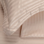 WARM BEIGE stripe bedsheet