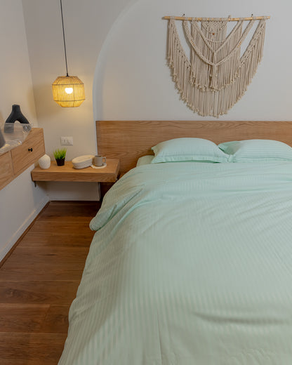 MINT stripe duvet cover