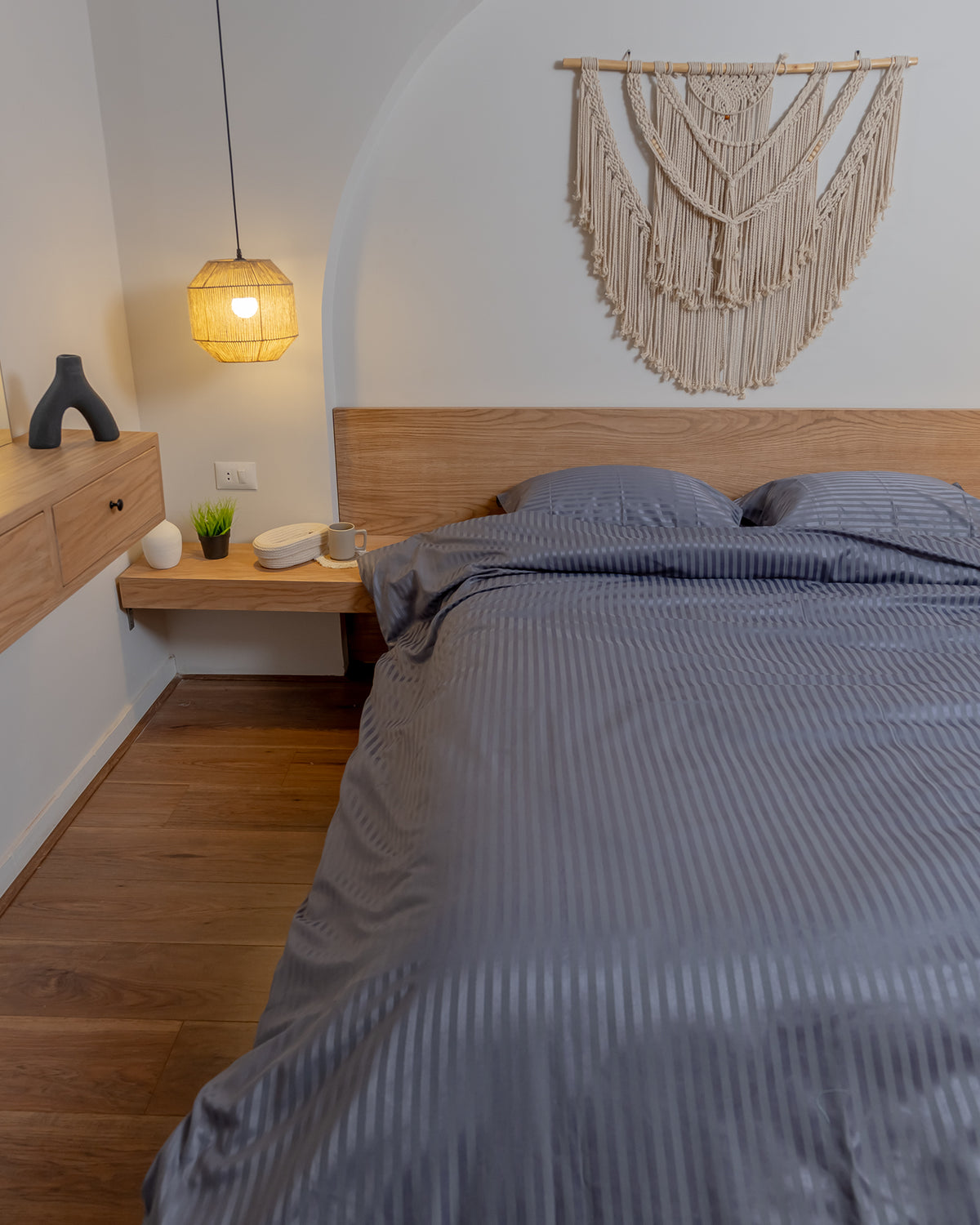 ASH stripe duvet cover