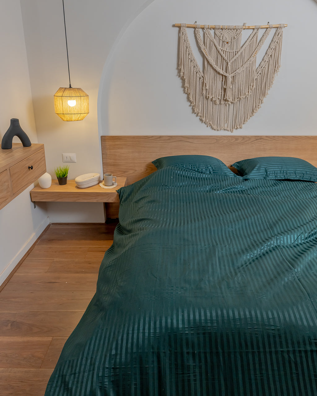 EMERALD stripe duvet cover