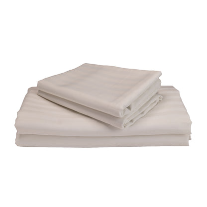 PEARL WHITE stripe bedsheet