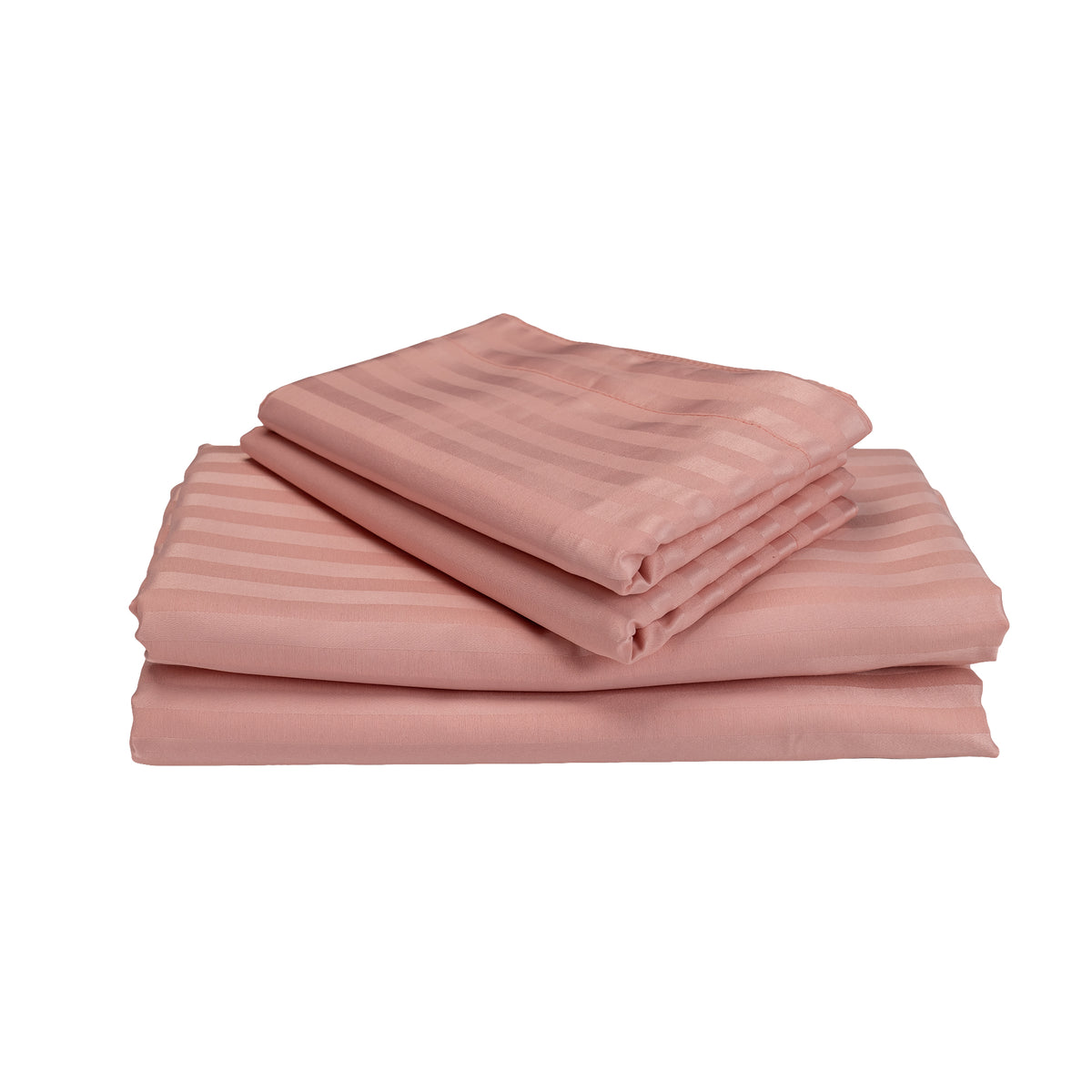 DUSTY ROSE stripe bedsheet