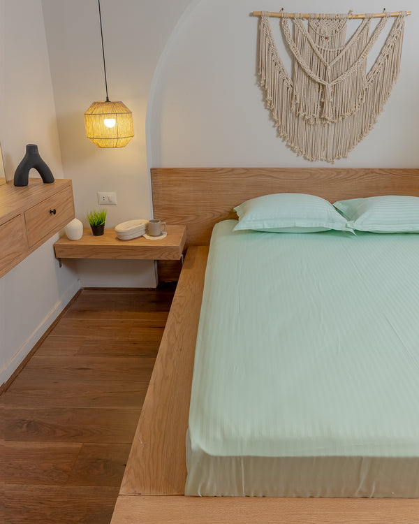 MINT stripe bedsheet