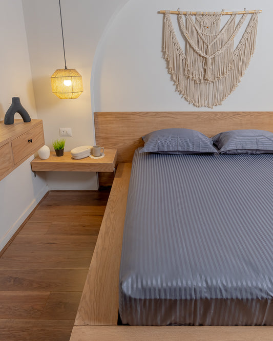 ASH stripe bedsheet