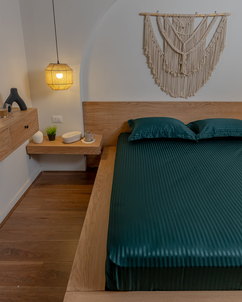 EMERALD stripe bedsheet