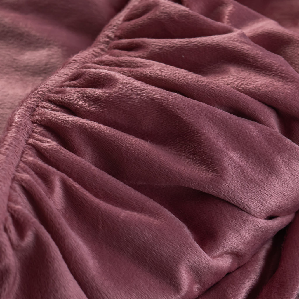 CASHMERE Plain Velvet Bedsheet