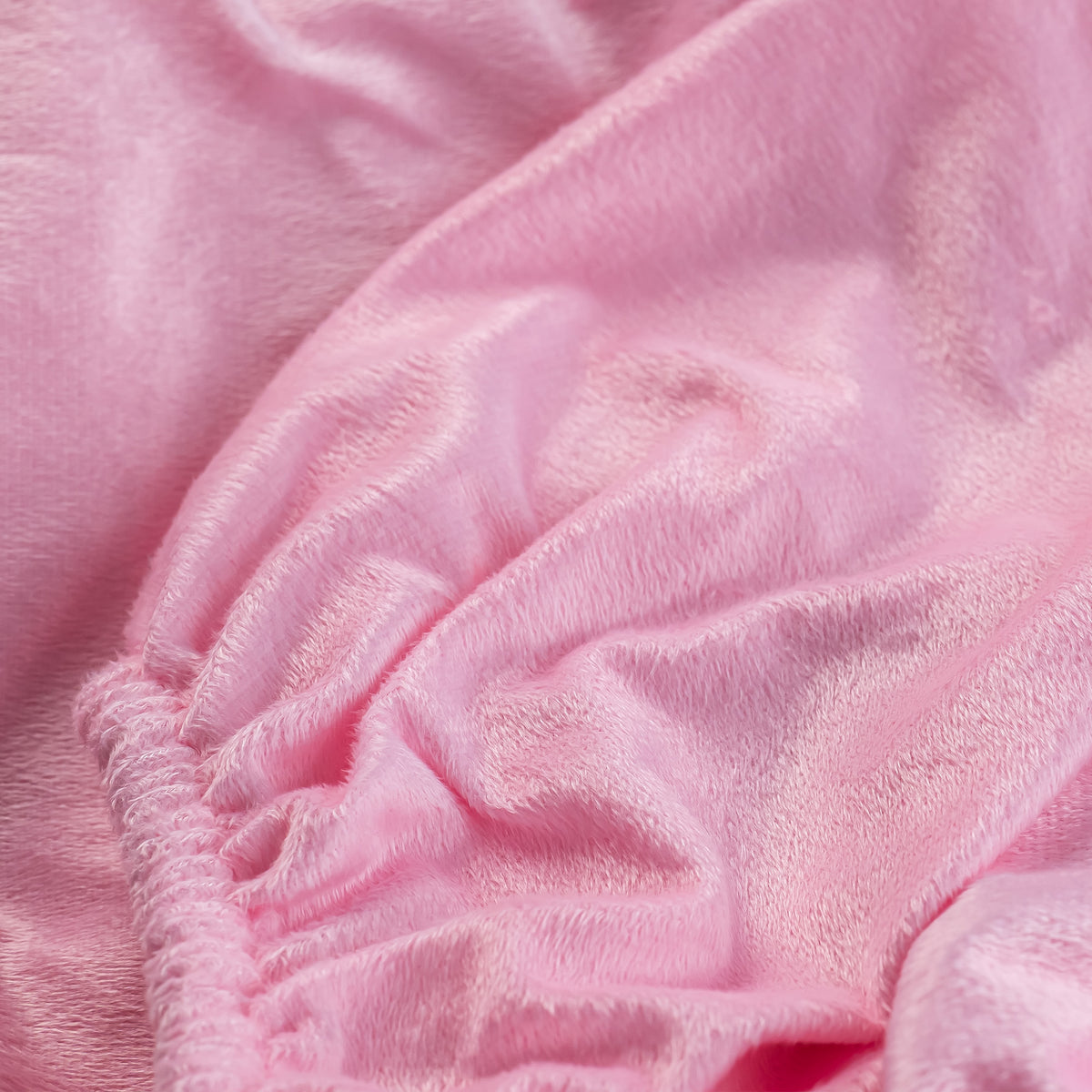 FLAMINGO Plain Velvet Bedsheet