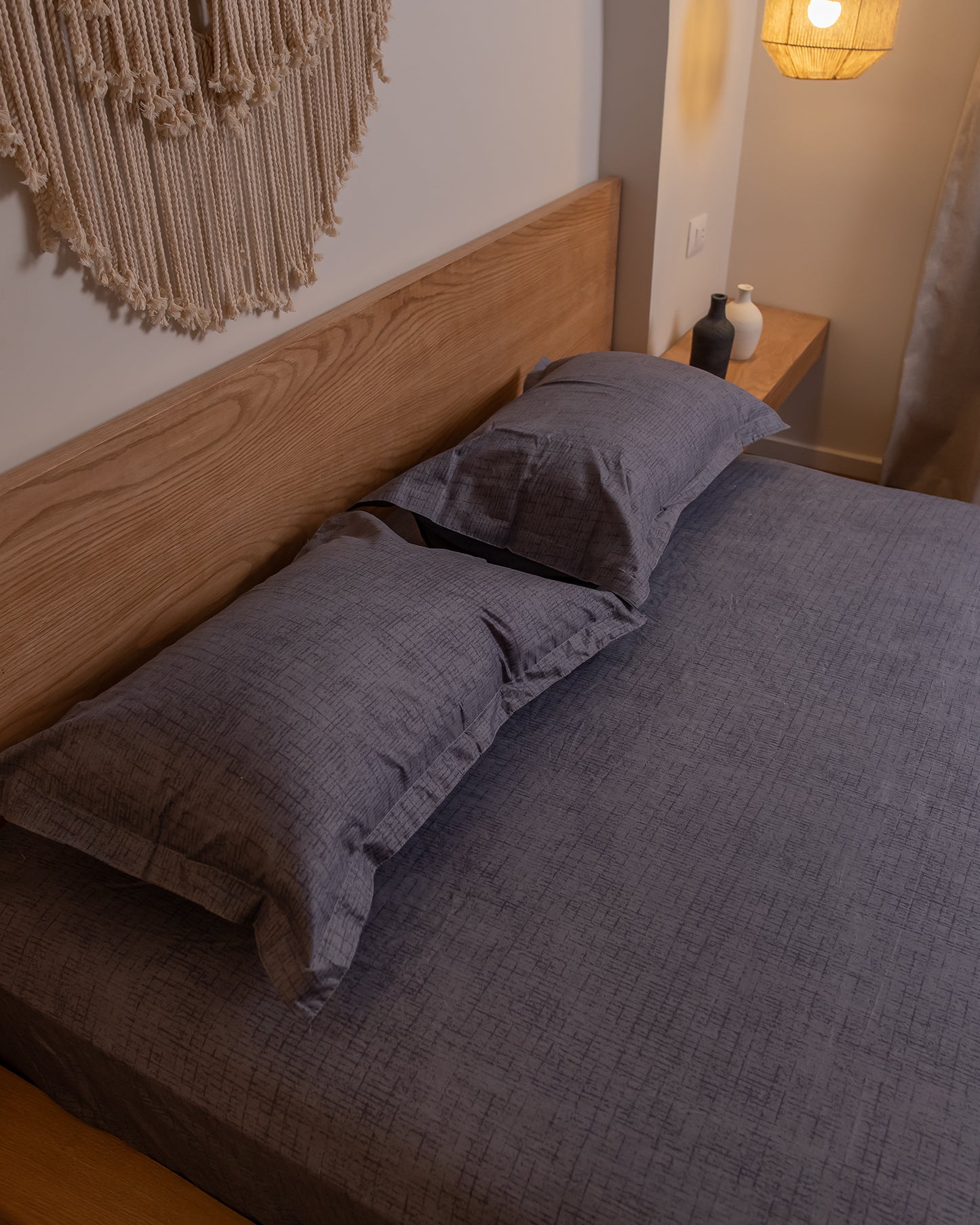 MINIMAL PETROLIUM cotton bedsheet