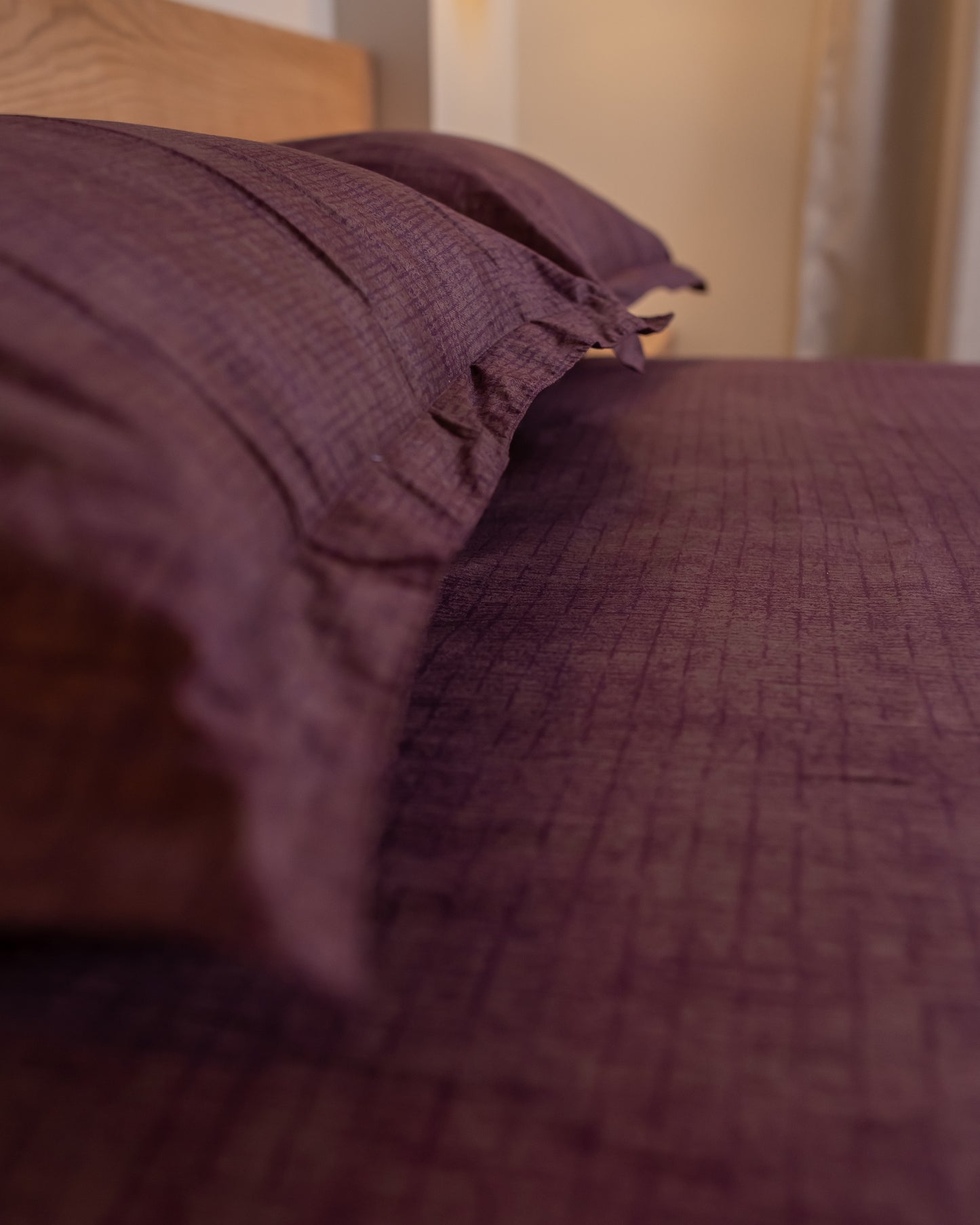 MINIMAL BERRY cotton bedsheet