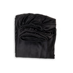 BLACK Plain Velvet Bedsheet