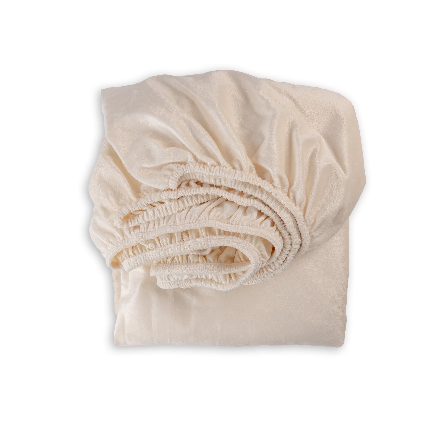 CREAM velvet bedsheet