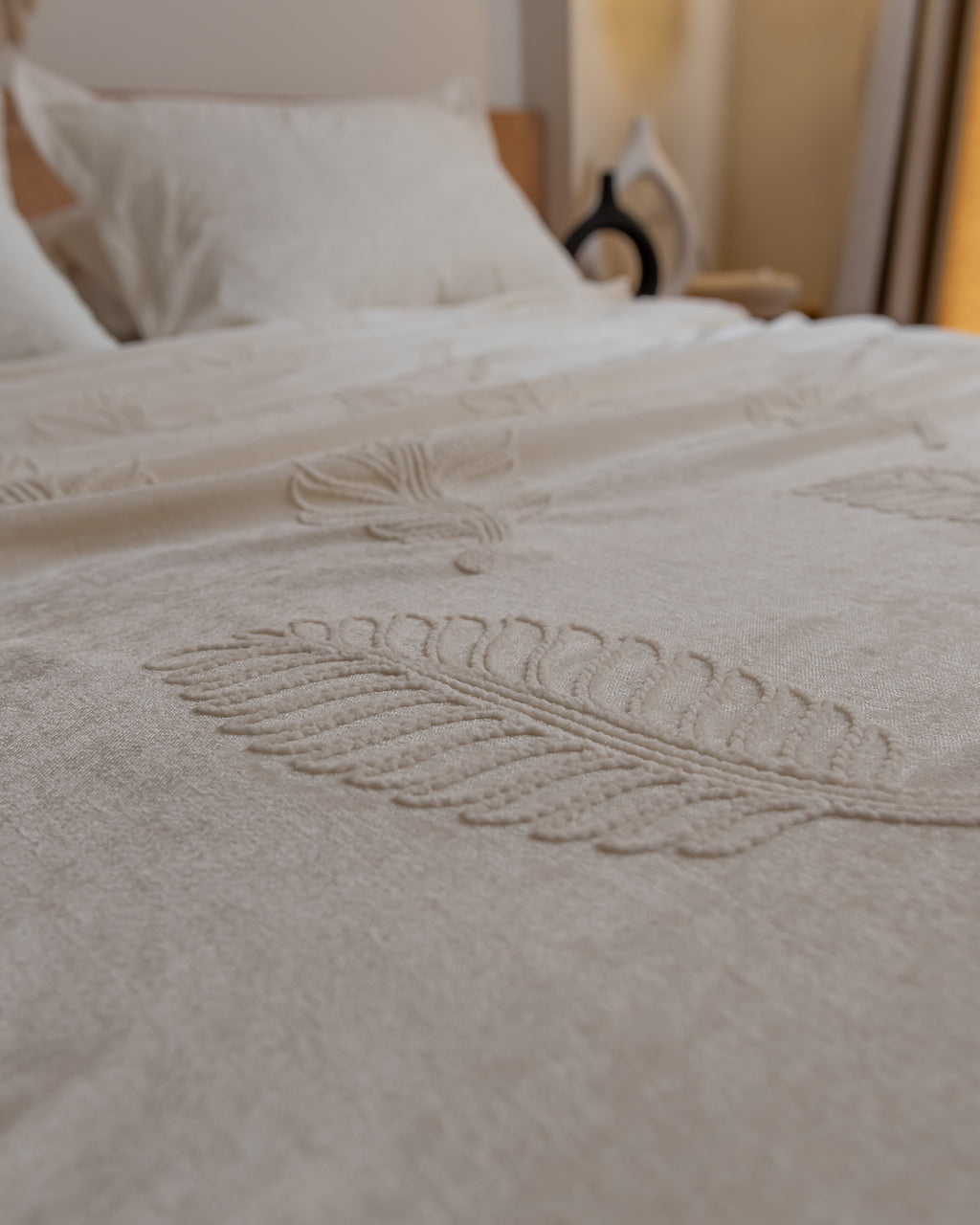 BOHO PALM chenille bridal set