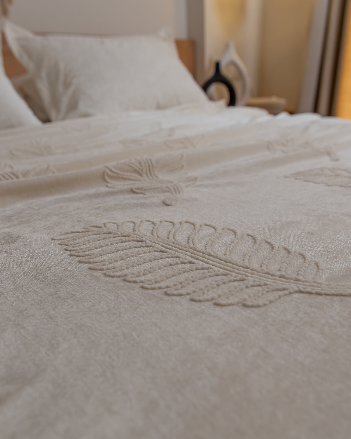 BOHO PALM chenille bridal set