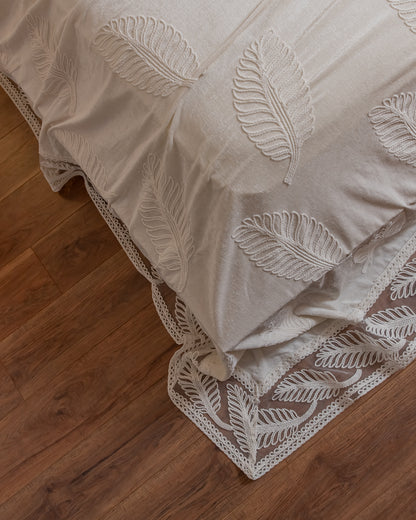 BOHO PALM chenille bridal set