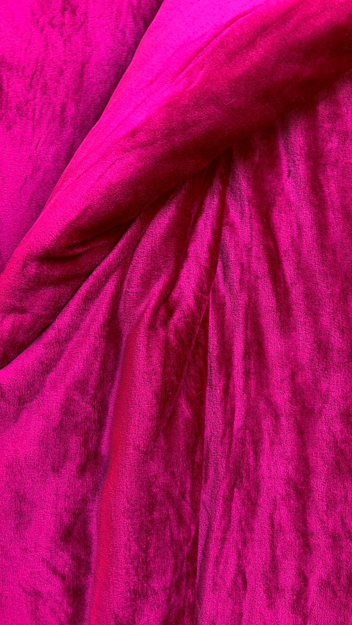 CRIMSON Plain Flannel Duvet Cover