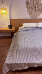 CLOUD Knitted Cotton Throw Blanket