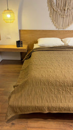 HAZEL CALMA Cotton Throw Blanket