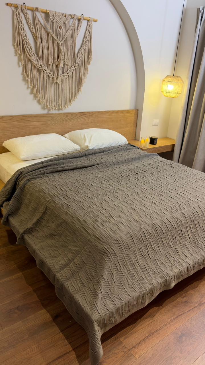 CLOUD CALMA Cotton Throw Blanket