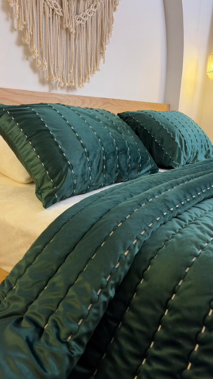 DASH Embroidered Velvet Duvet