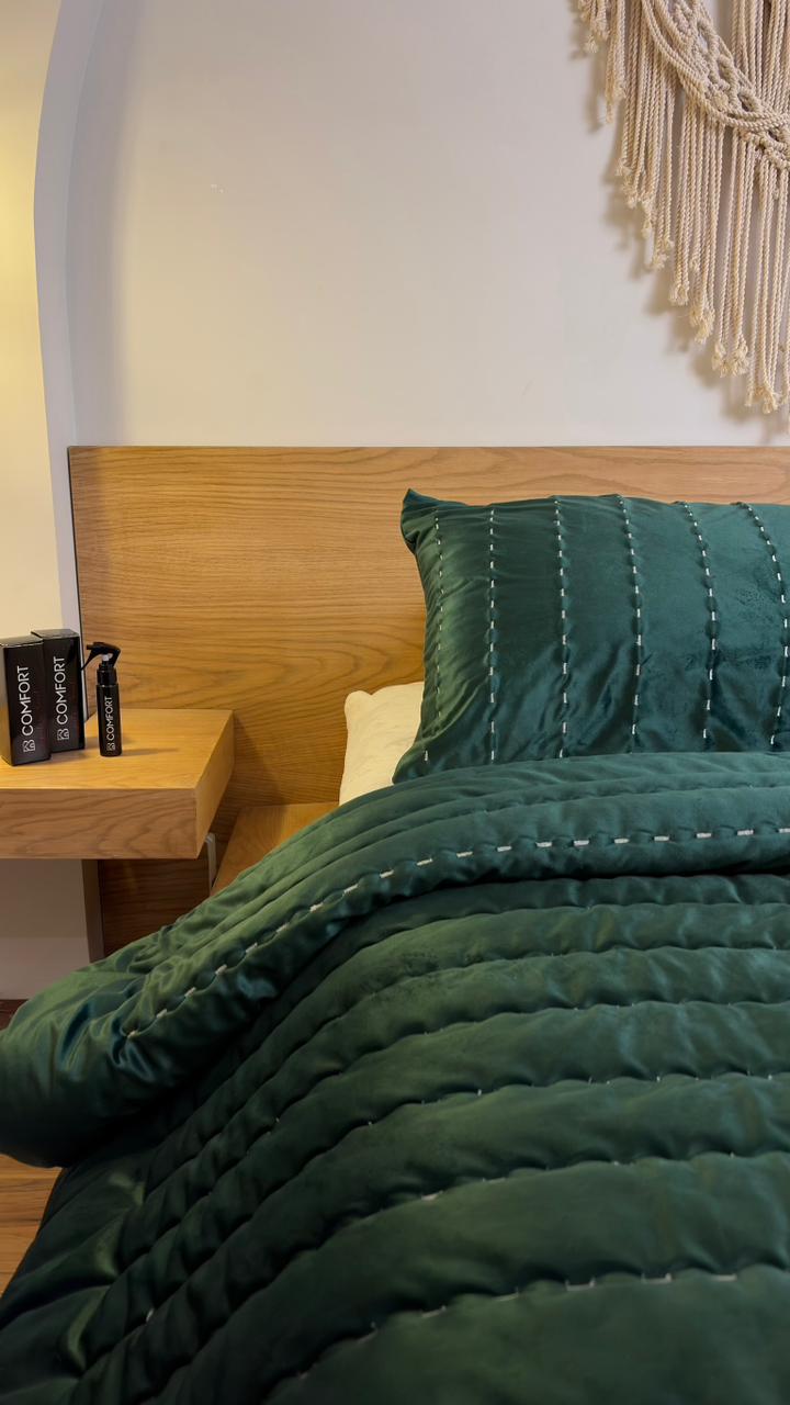 DASH Embroidered Velvet Duvet