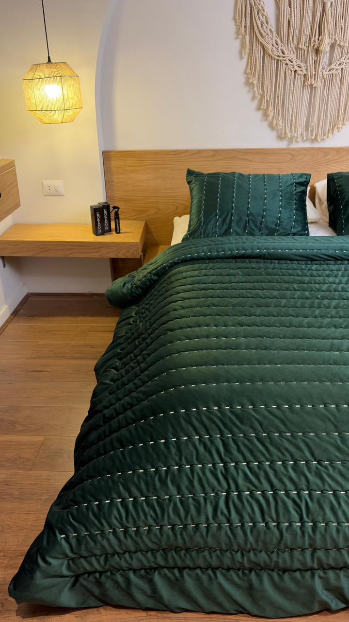 DASH Embroidered Velvet Duvet