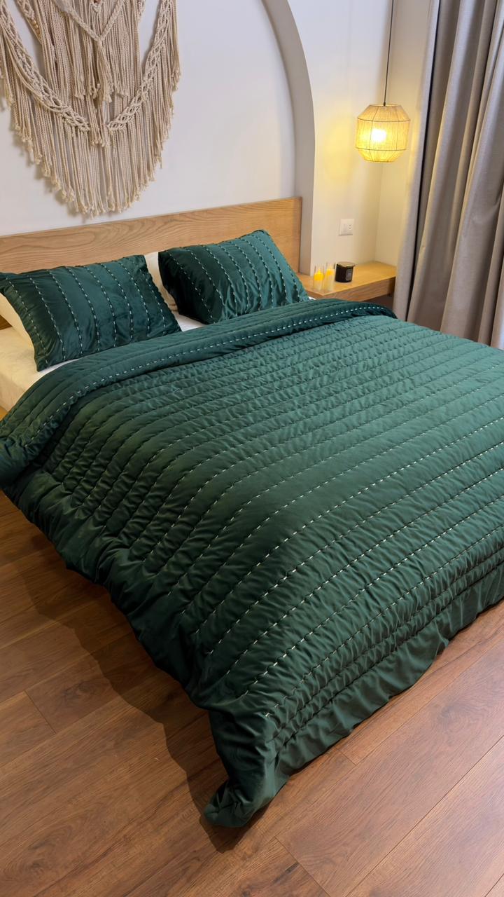 DASH Embroidered Velvet Duvet