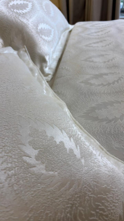 SOFT AMBER chenille duvet cover