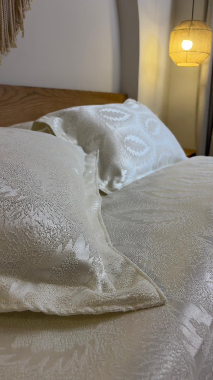 SOFT AMBER chenille duvet cover