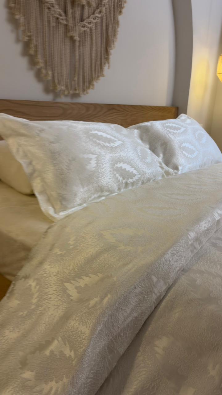 SOFT AMBER chenille duvet cover