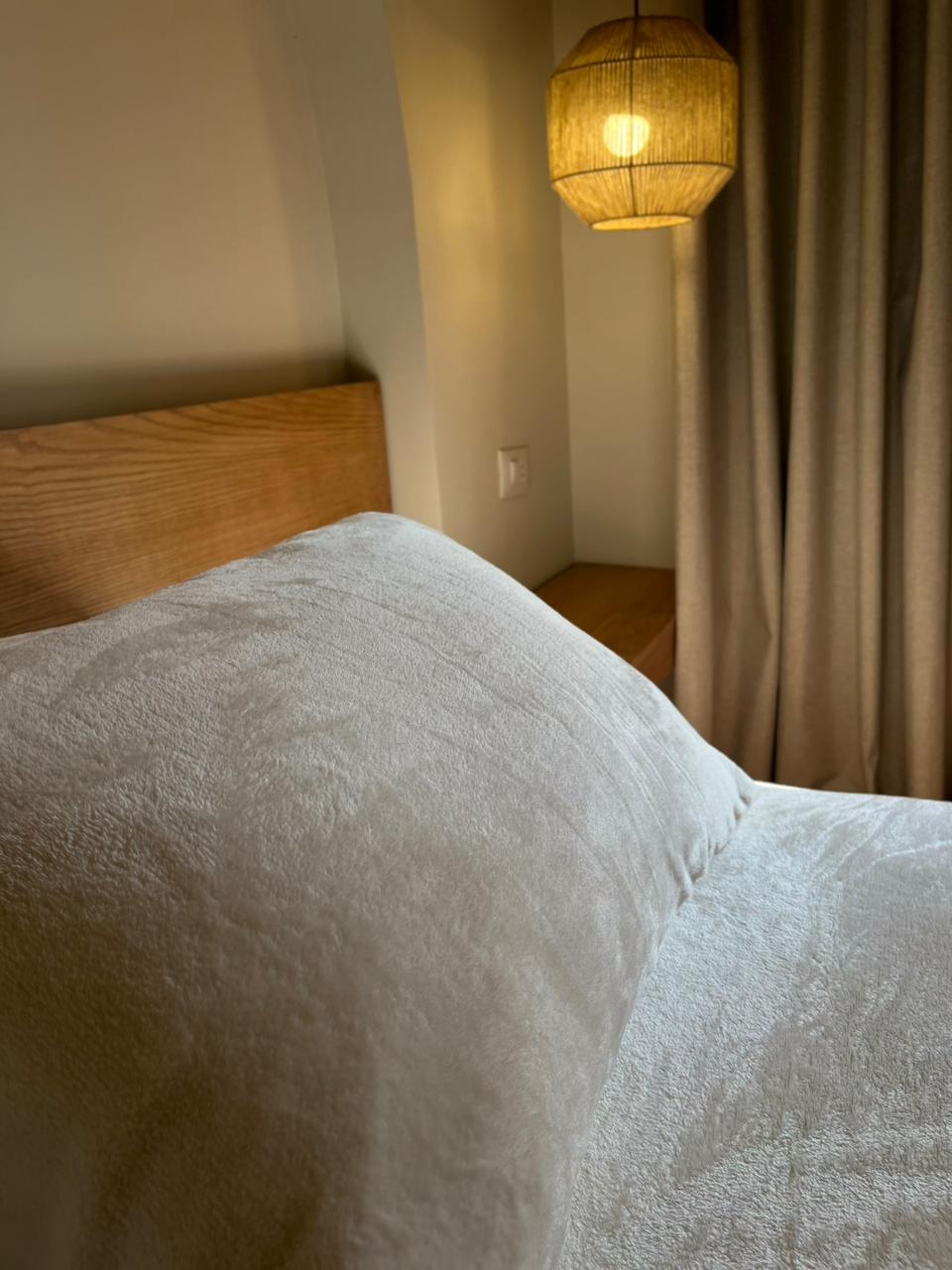 COCONUT Plain Flannel Bedsheet
