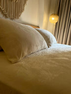 COCONUT Plain Flannel Bedsheet