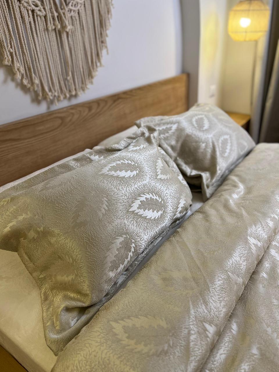 DEEP AMBER chenille duvet cover