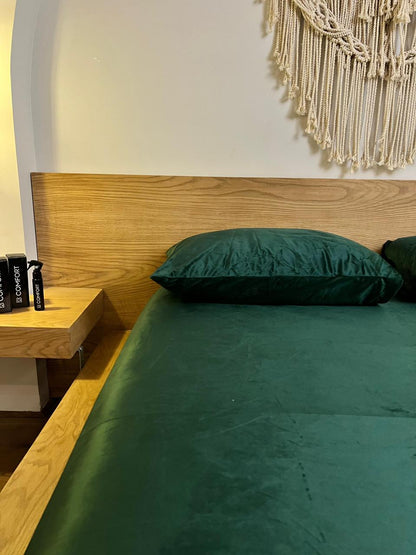 FOREST Plain Velvet Bedsheet