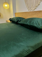 FOREST Plain Velvet Bedsheet