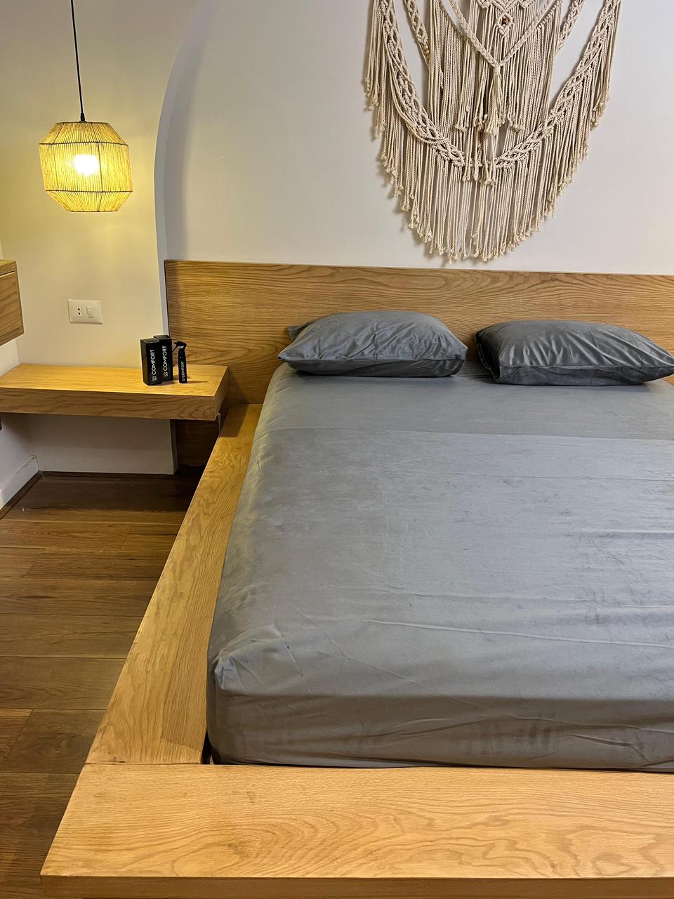 SMOKE Plain Velvet Bedsheet