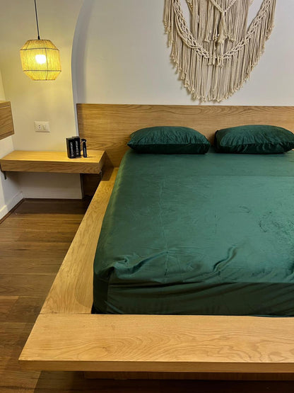 FOREST Plain Velvet Bedsheet