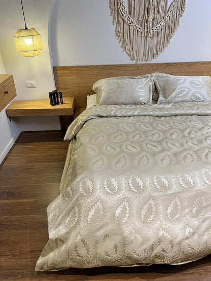 DEEP AMBER chenille duvet cover