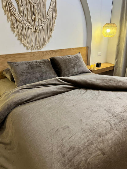 CAFE Plain Flannel Duvet Cover