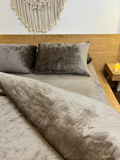 CAFE Plain Flannel Duvet Cover