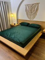 FOREST Plain Velvet Bedsheet