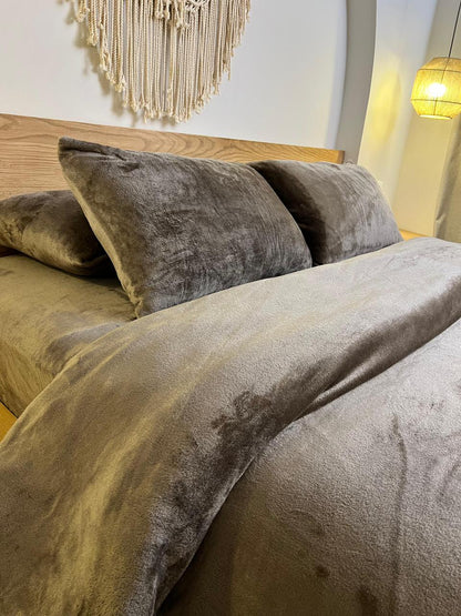 CAFE Plain Flannel Duvet Cover