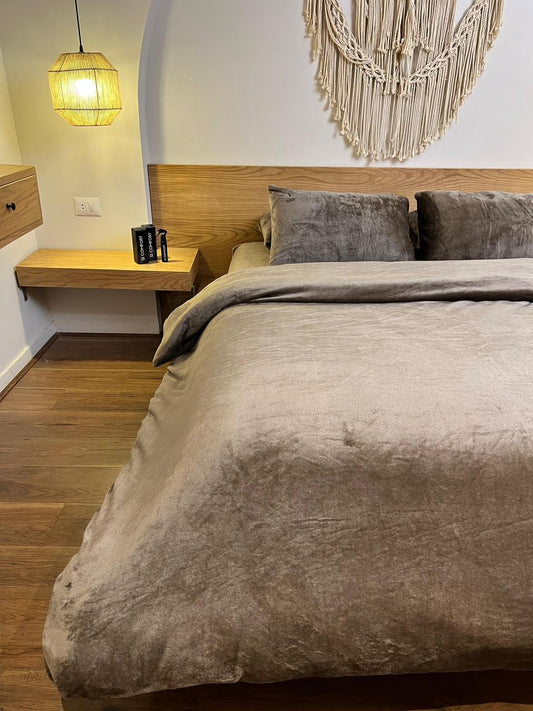 CAFE Plain Flannel Duvet Cover