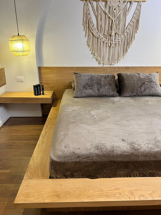 CAFE Plain Flannel Bedsheet