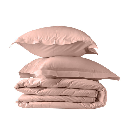 SOFT BLUSH cotton duvet cover